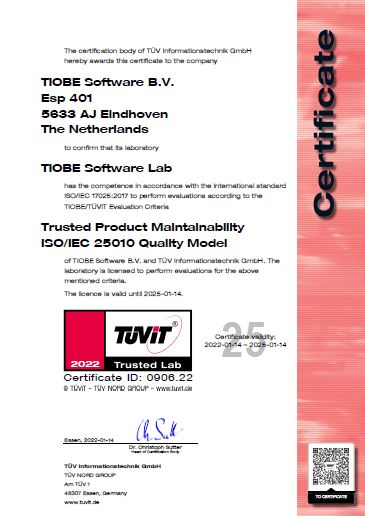 tuvit certificate